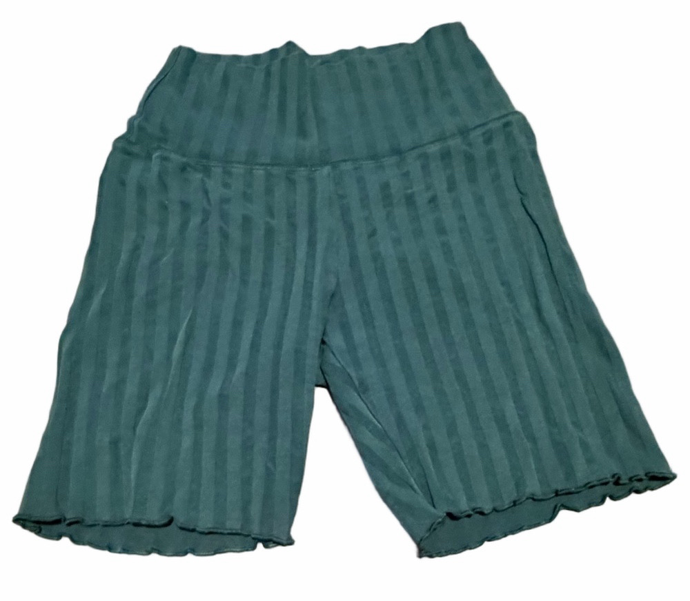 Offline by Aerie Women’s Ribbed Teal Bike Shorts